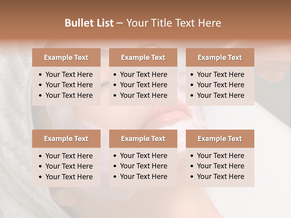 Beautiful Face Healthcare PowerPoint Template