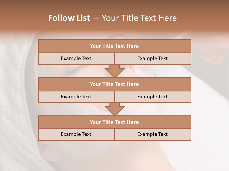 Beautiful Face Healthcare PowerPoint Template