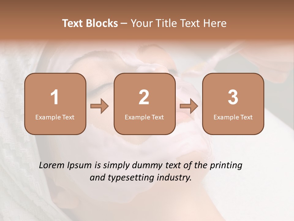 Beautiful Face Healthcare PowerPoint Template