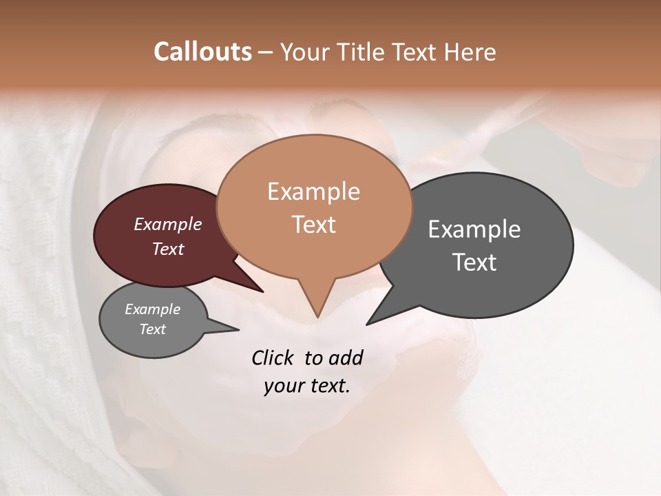 Beautiful Face Healthcare PowerPoint Template