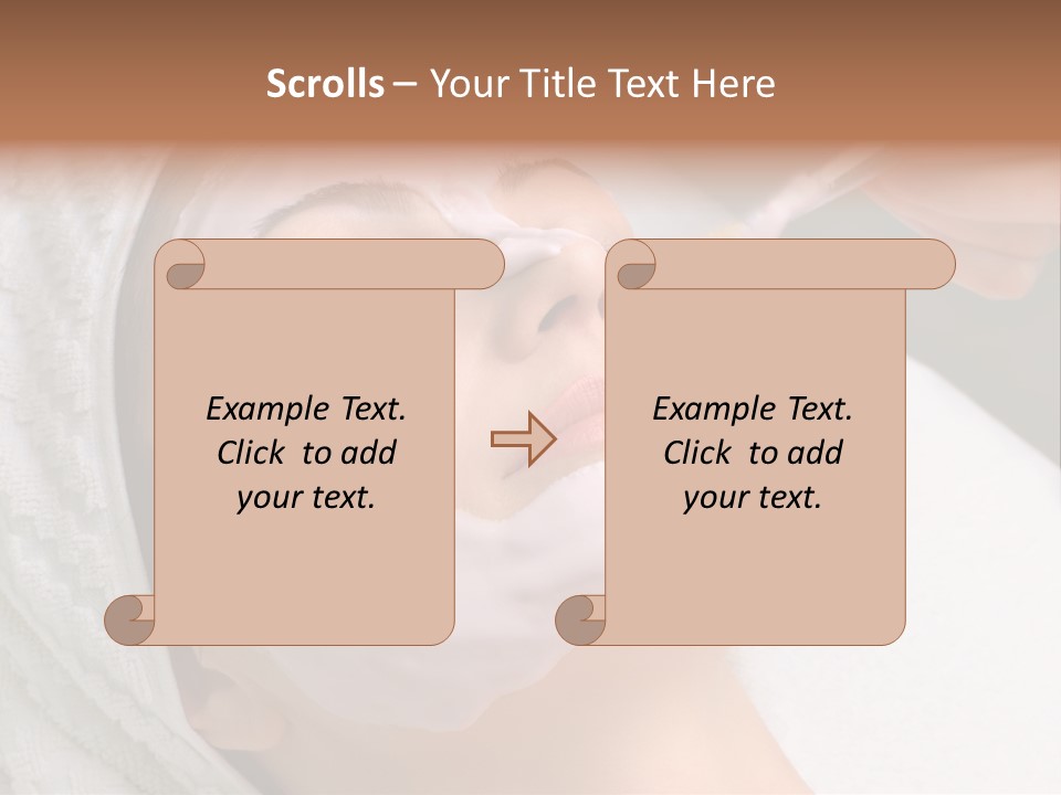 Beautiful Face Healthcare PowerPoint Template