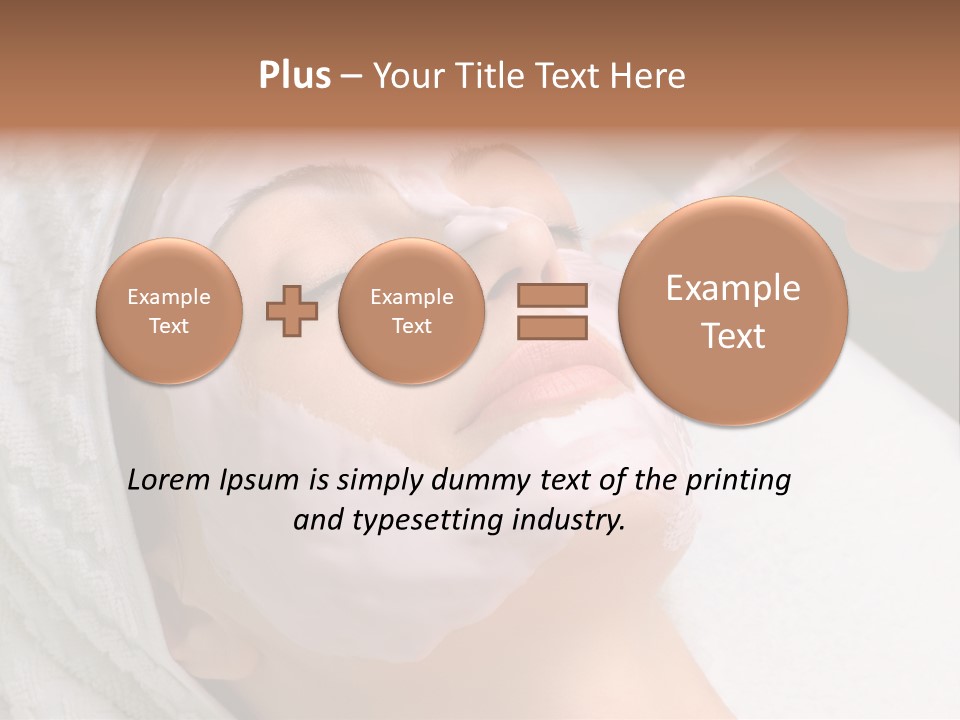 Beautiful Face Healthcare PowerPoint Template