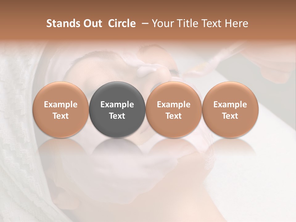 Beautiful Face Healthcare PowerPoint Template