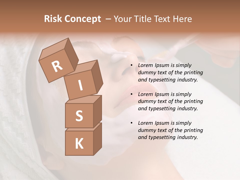 Beautiful Face Healthcare PowerPoint Template