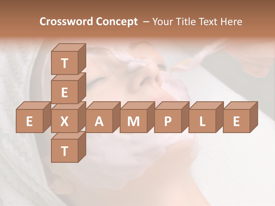 Beautiful Face Healthcare PowerPoint Template