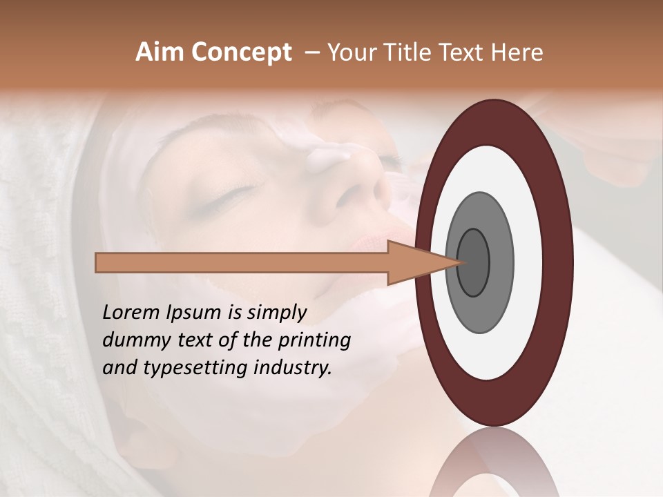 Beautiful Face Healthcare PowerPoint Template