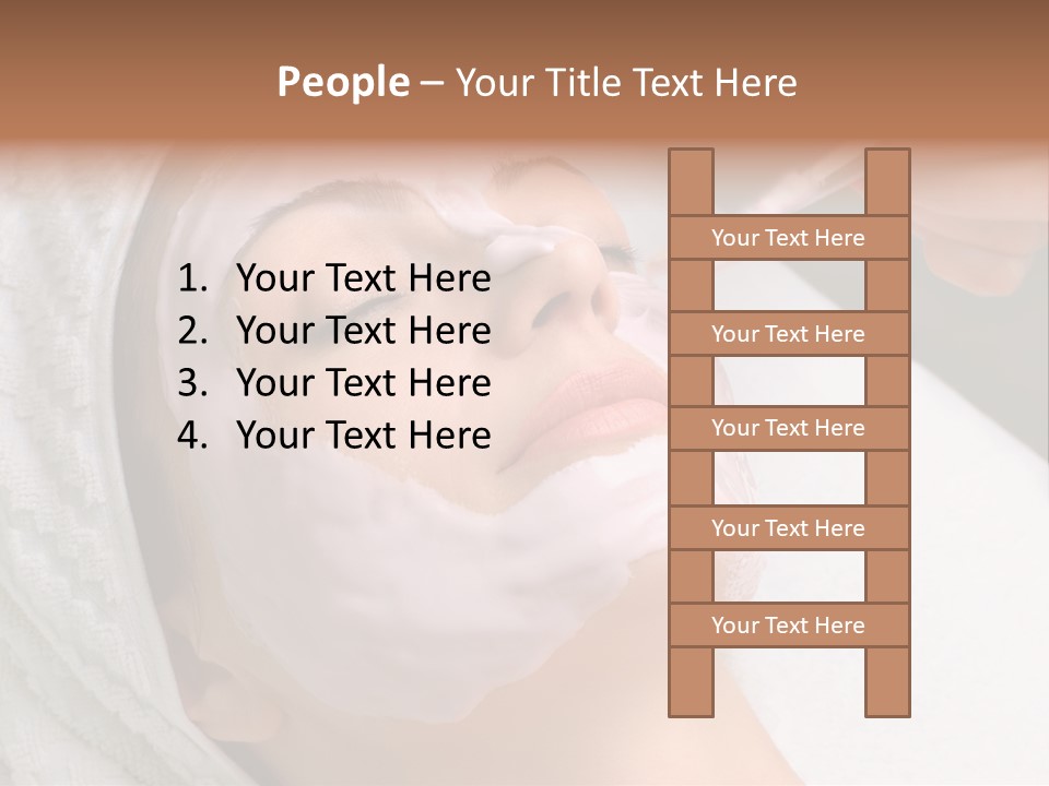Beautiful Face Healthcare PowerPoint Template
