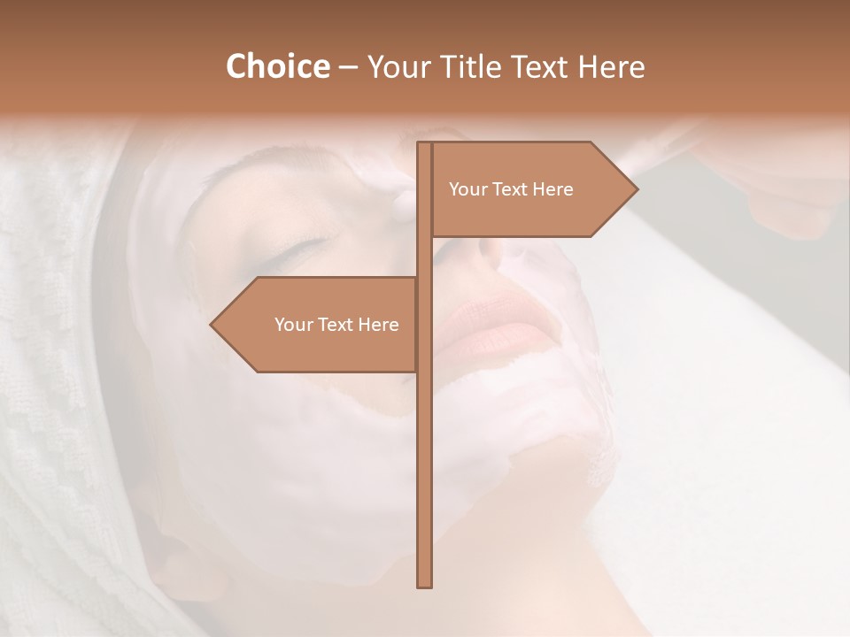 Beautiful Face Healthcare PowerPoint Template