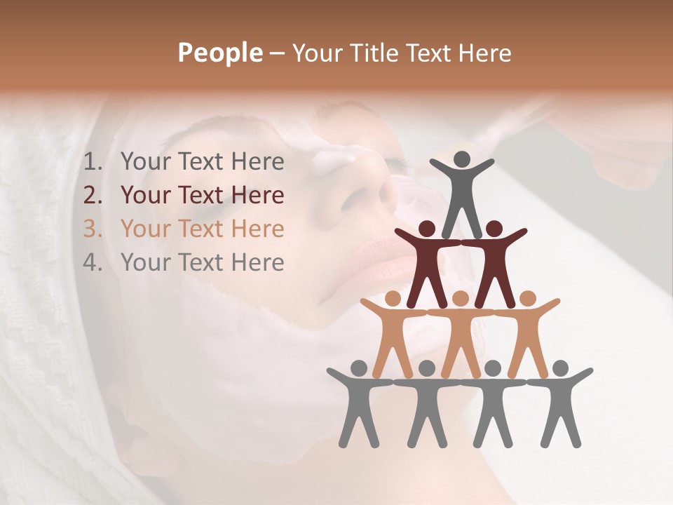 Beautiful Face Healthcare PowerPoint Template