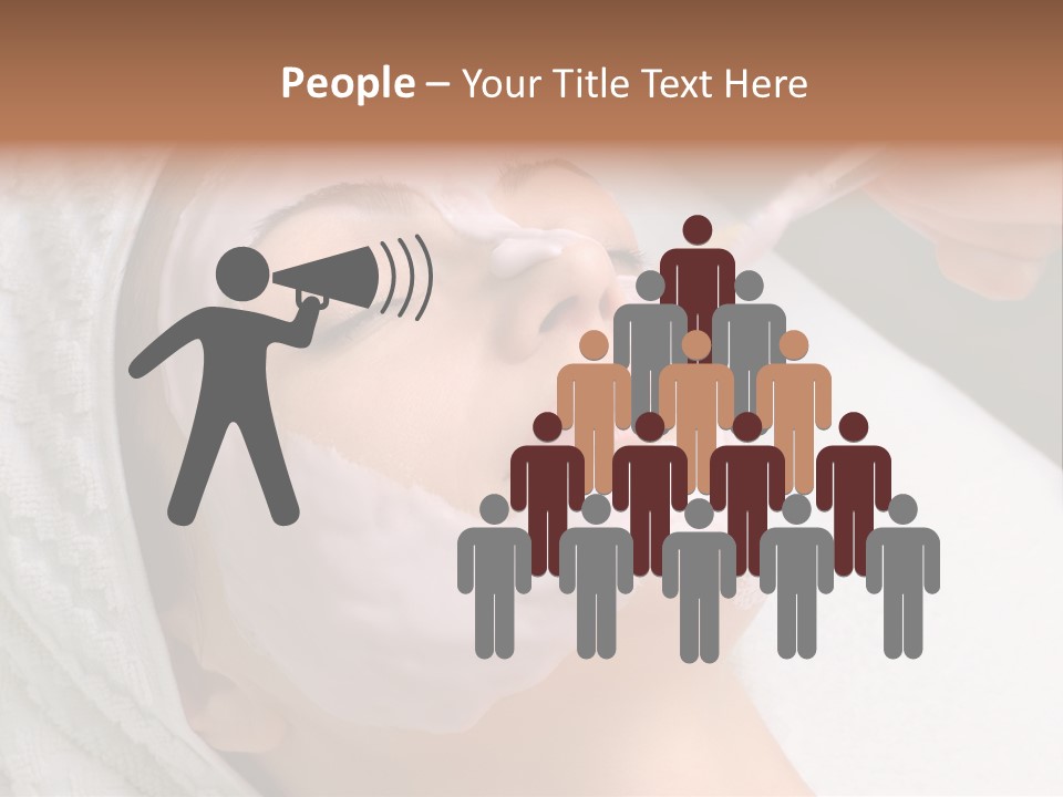 Beautiful Face Healthcare PowerPoint Template