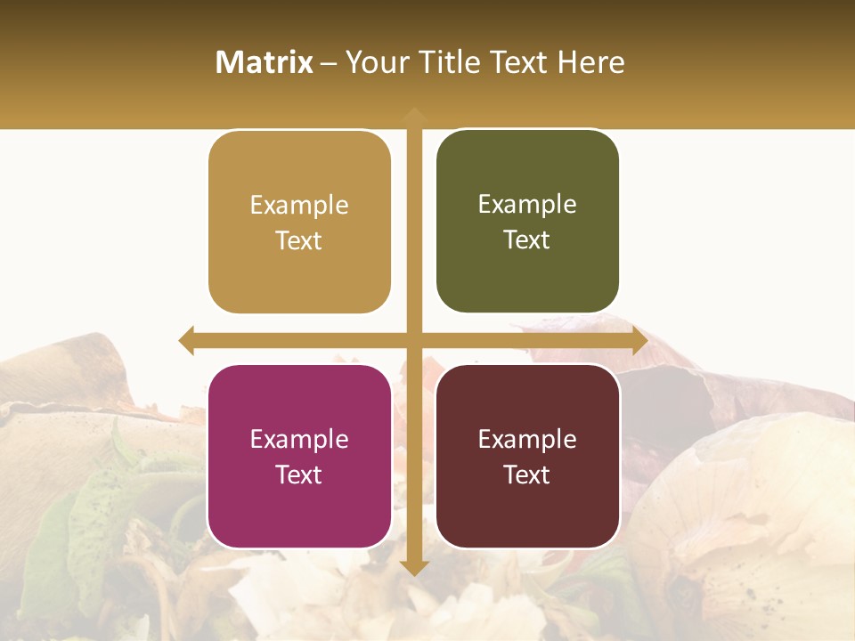 Leaves Scraps Ecology PowerPoint Template