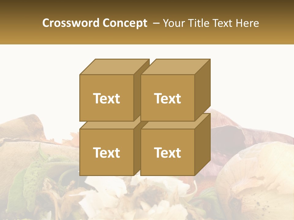 Leaves Scraps Ecology PowerPoint Template