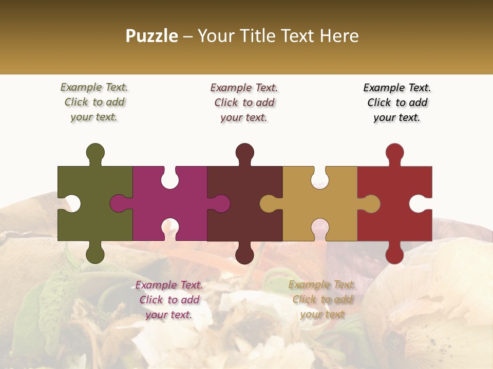 Leaves Scraps Ecology PowerPoint Template