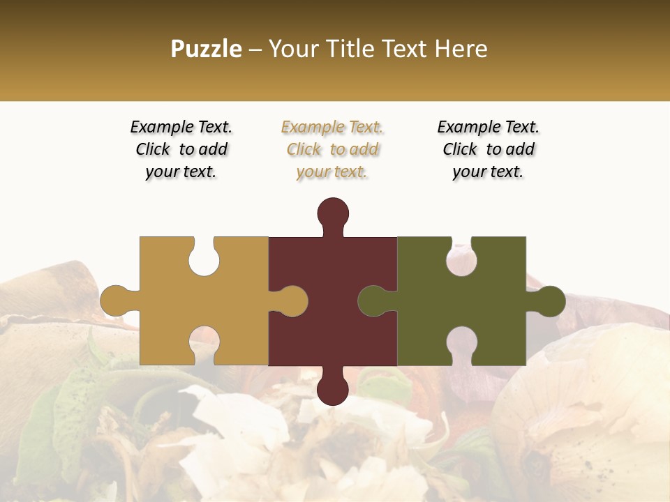 Leaves Scraps Ecology PowerPoint Template