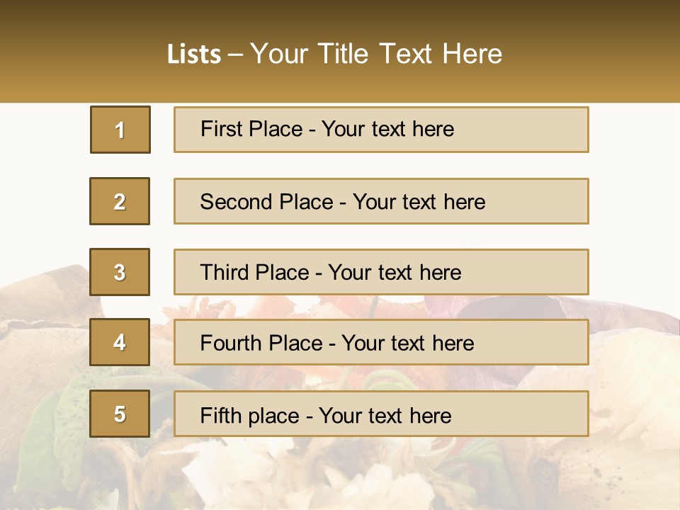 Leaves Scraps Ecology PowerPoint Template