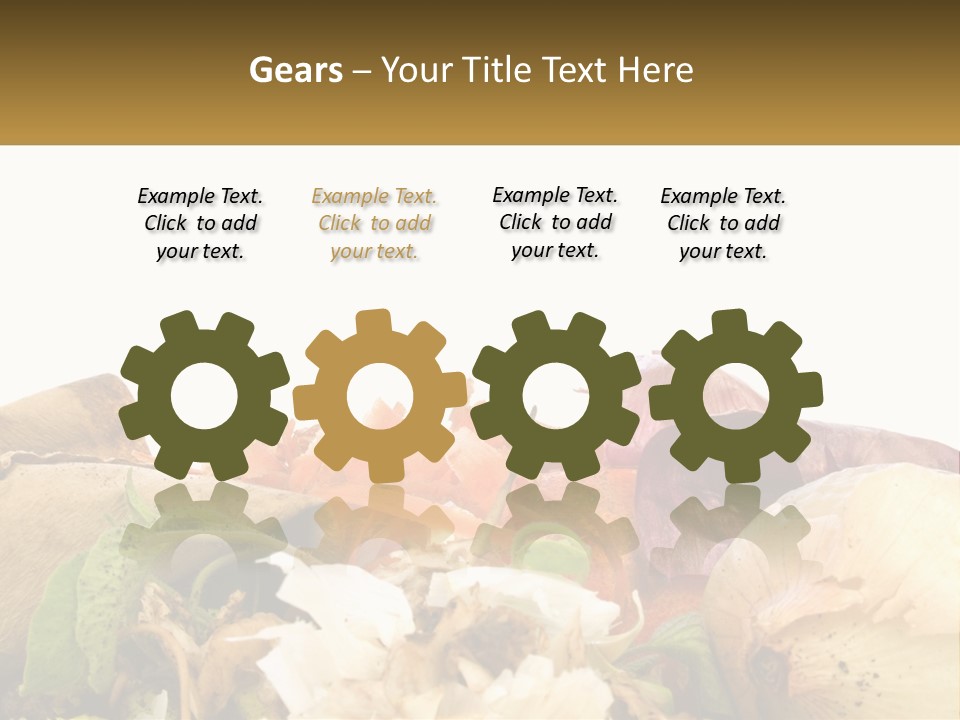 Leaves Scraps Ecology PowerPoint Template