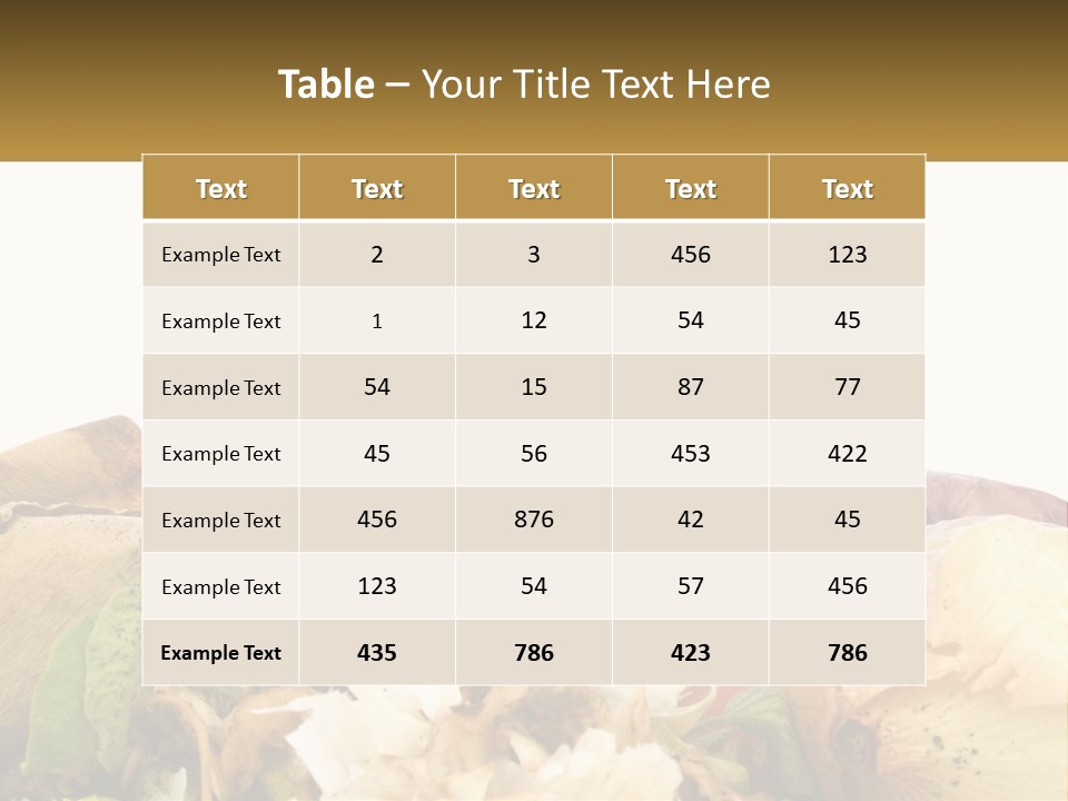 Leaves Scraps Ecology PowerPoint Template