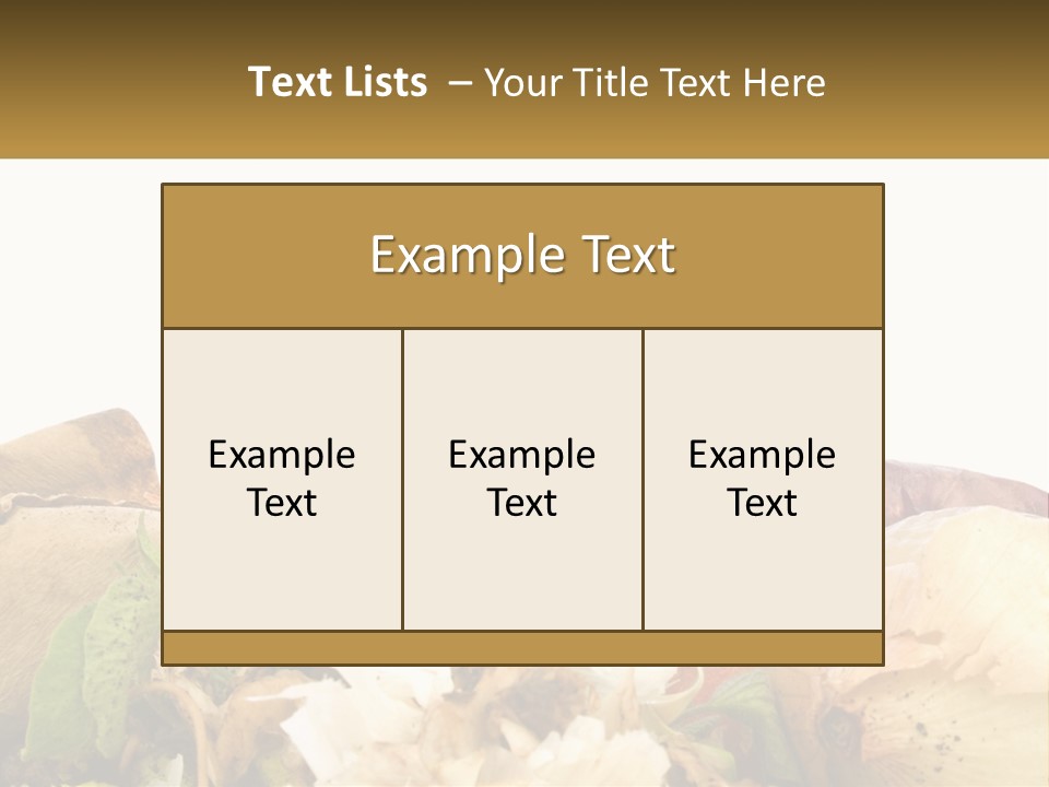 Leaves Scraps Ecology PowerPoint Template