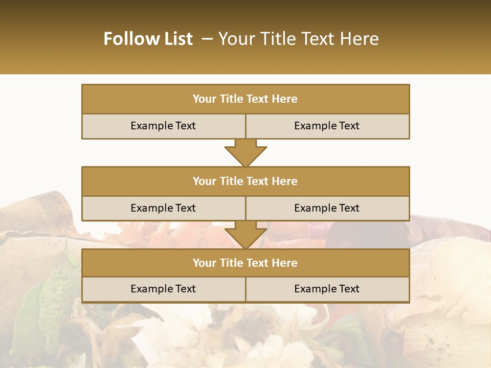 Leaves Scraps Ecology PowerPoint Template