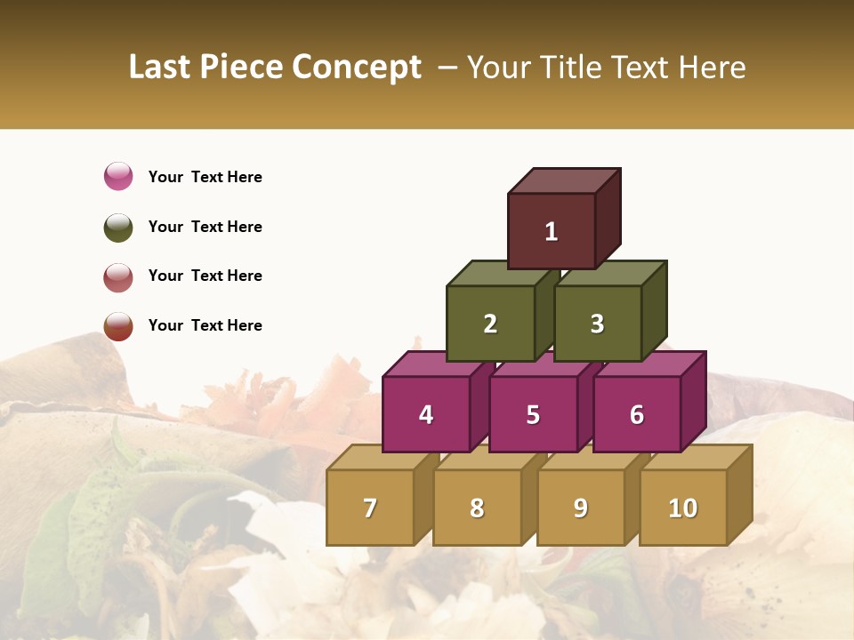 Leaves Scraps Ecology PowerPoint Template