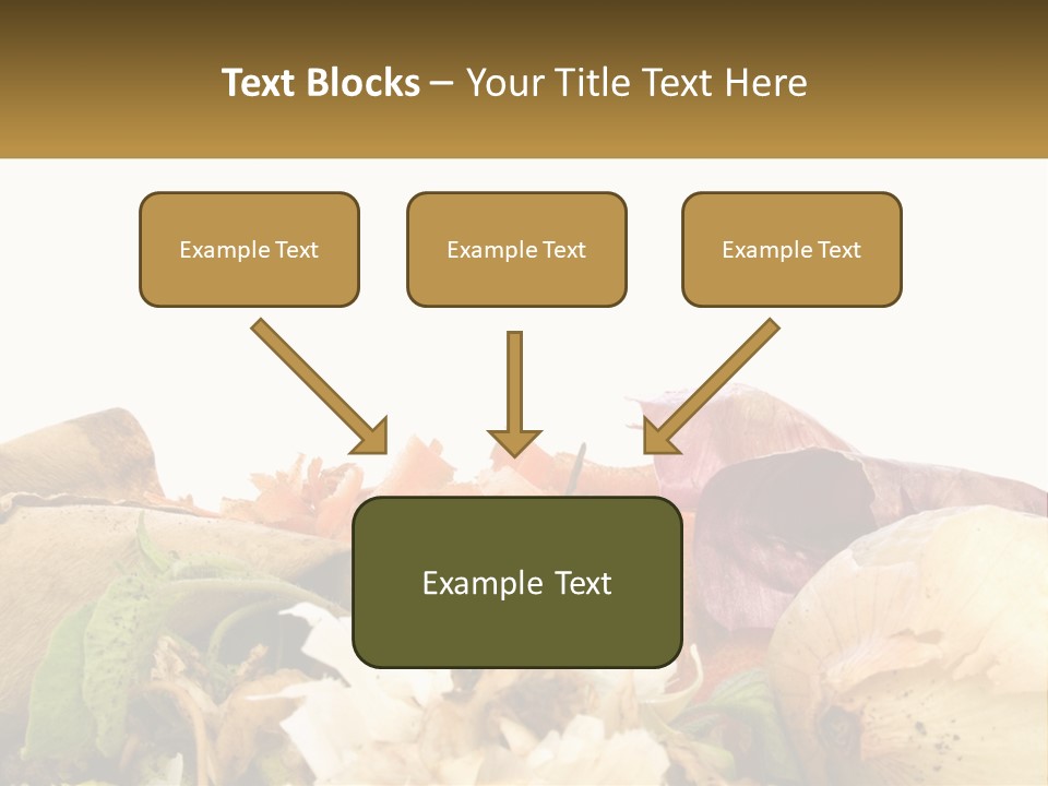 Leaves Scraps Ecology PowerPoint Template