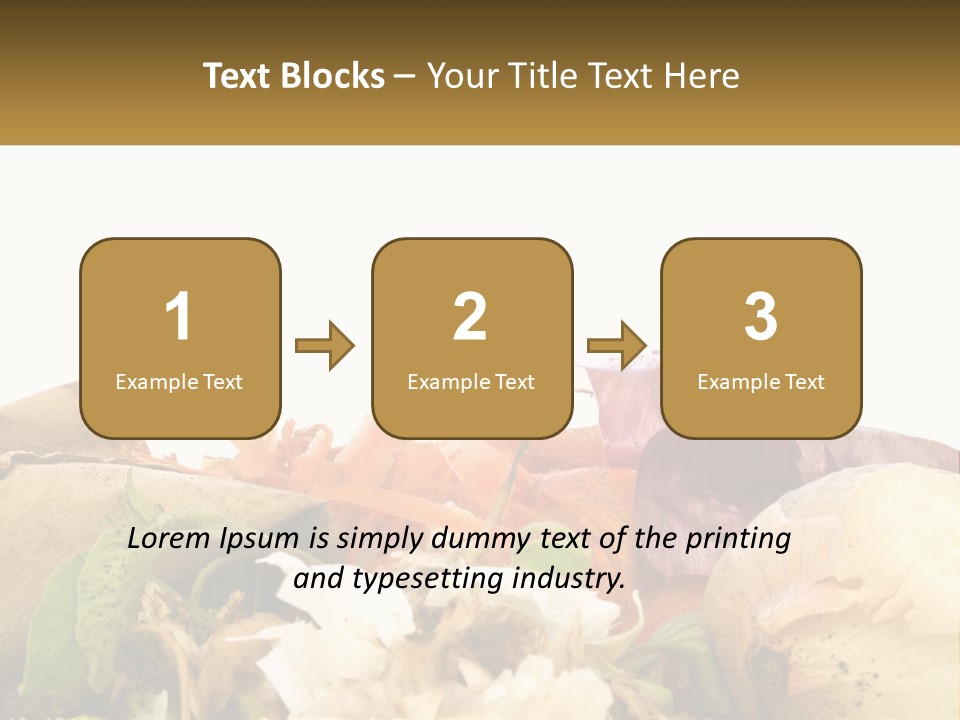Leaves Scraps Ecology PowerPoint Template