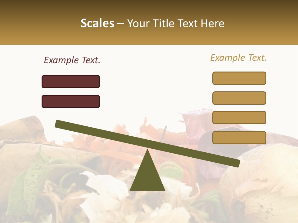 Leaves Scraps Ecology PowerPoint Template