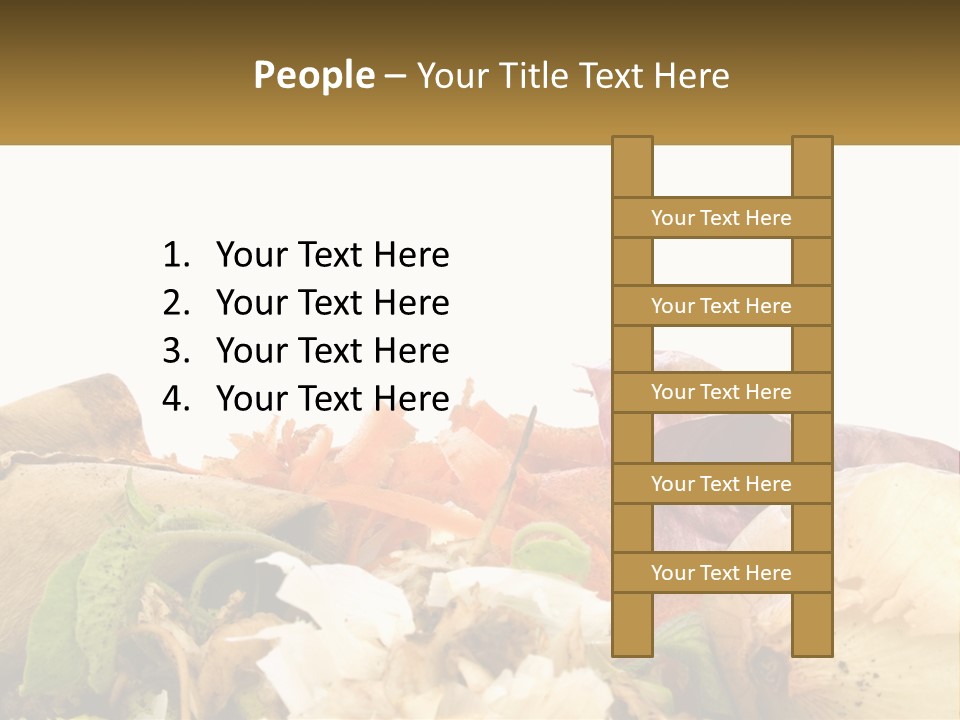 Leaves Scraps Ecology PowerPoint Template