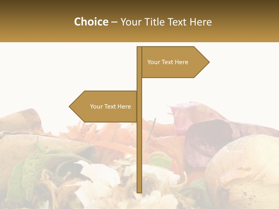 Leaves Scraps Ecology PowerPoint Template