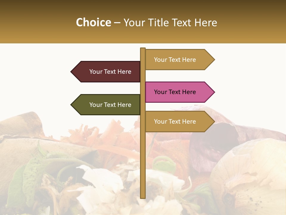 Leaves Scraps Ecology PowerPoint Template