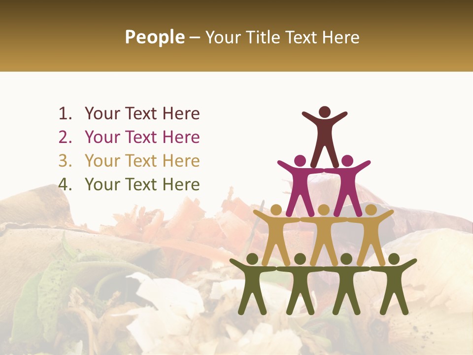 Leaves Scraps Ecology PowerPoint Template