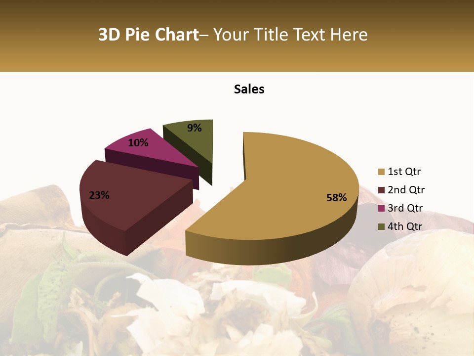 Leaves Scraps Ecology PowerPoint Template