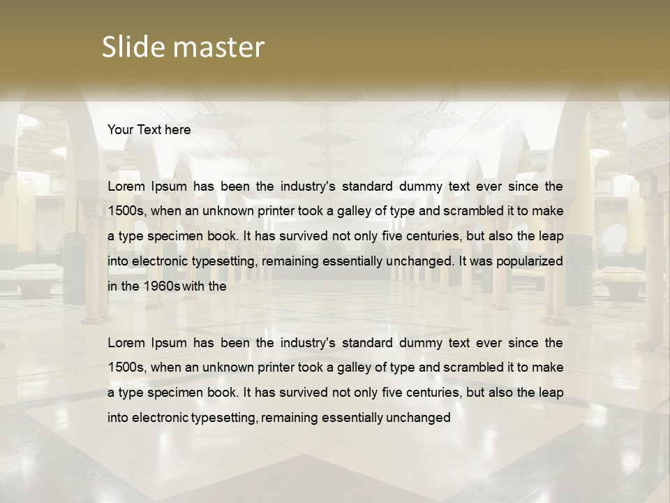 Element Landmark Arch PowerPoint Template