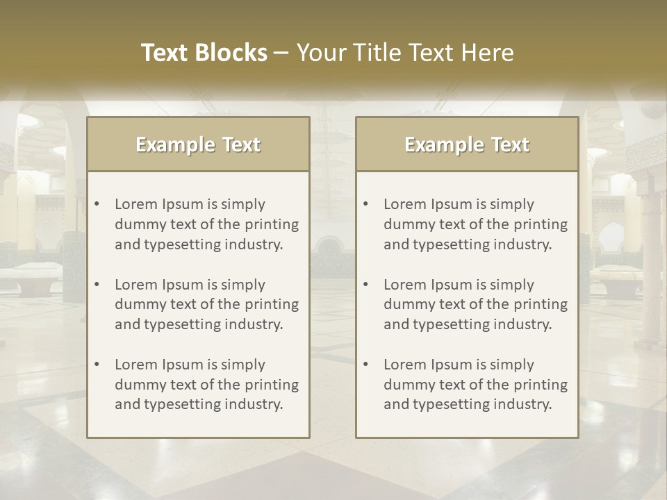Element Landmark Arch PowerPoint Template