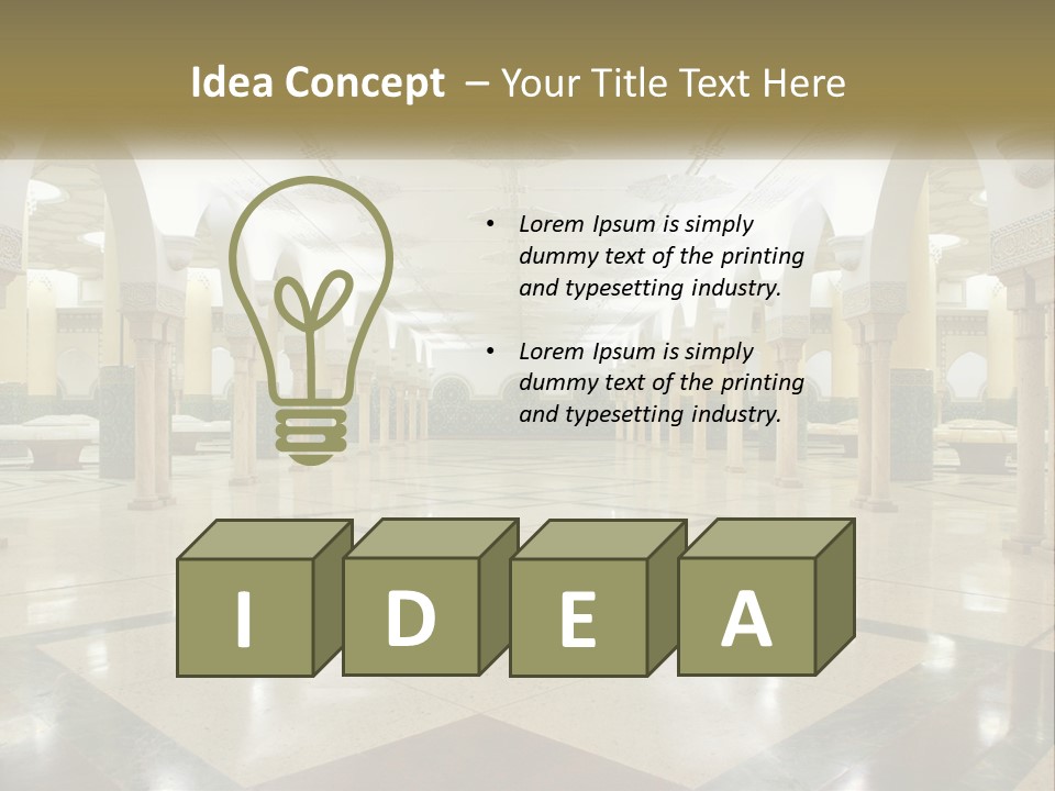 Element Landmark Arch PowerPoint Template