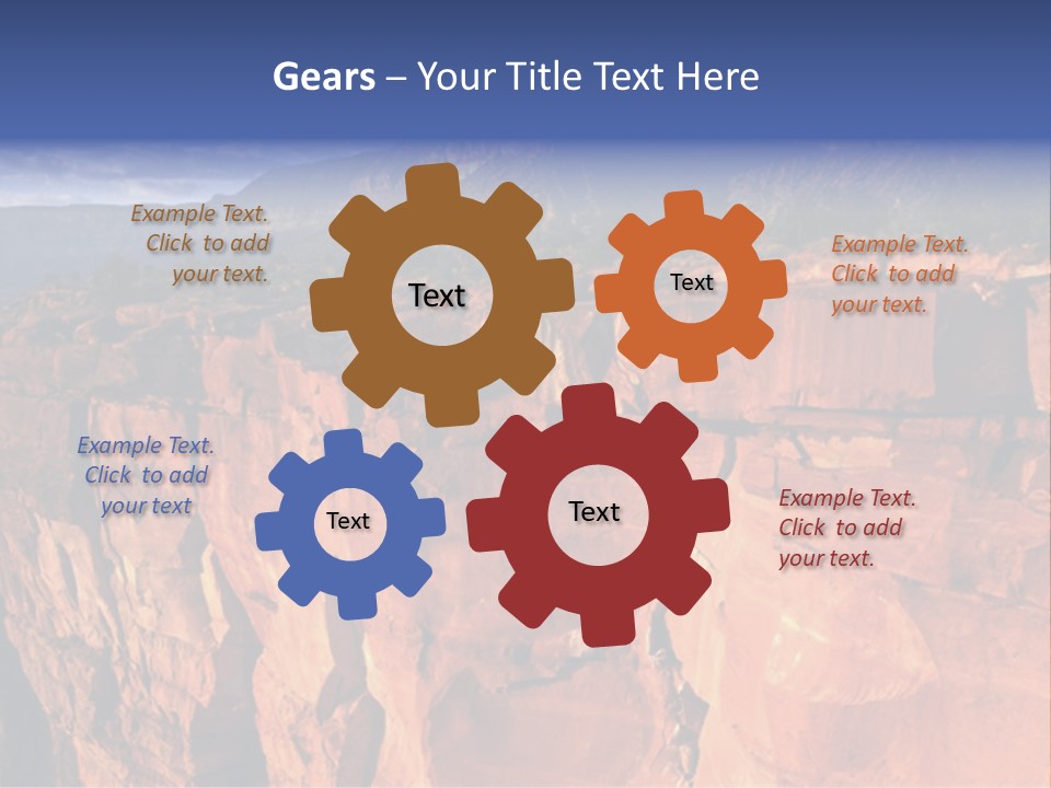 Rocks Boulder Landscape PowerPoint Template