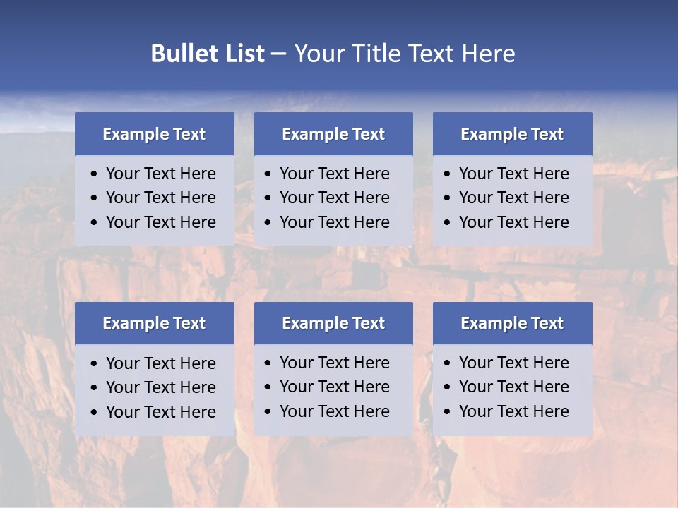 Rocks Boulder Landscape PowerPoint Template