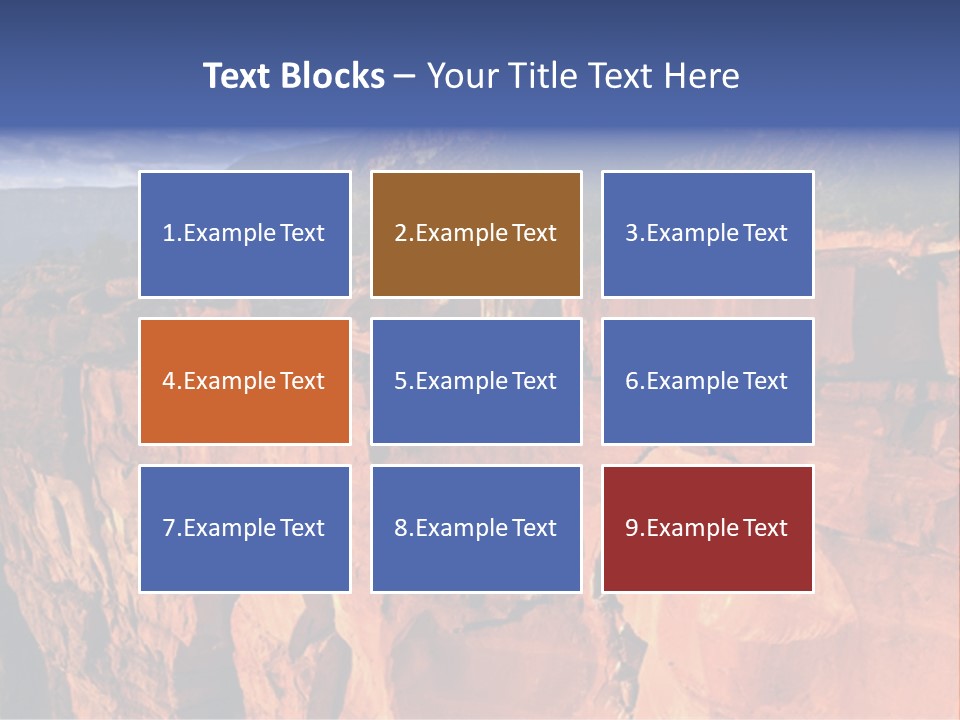 Rocks Boulder Landscape PowerPoint Template