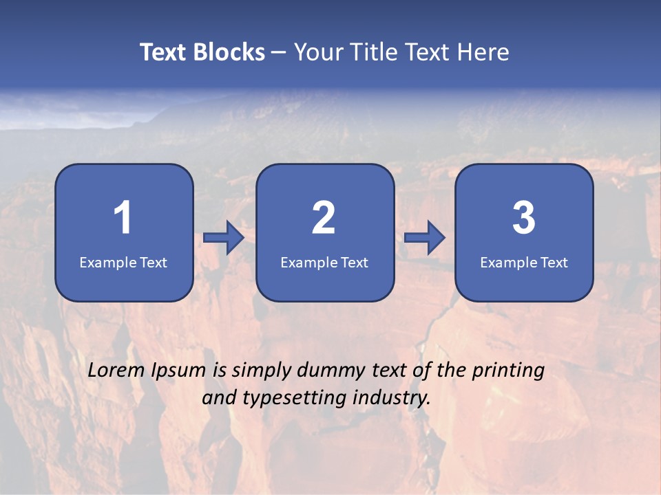 Rocks Boulder Landscape PowerPoint Template