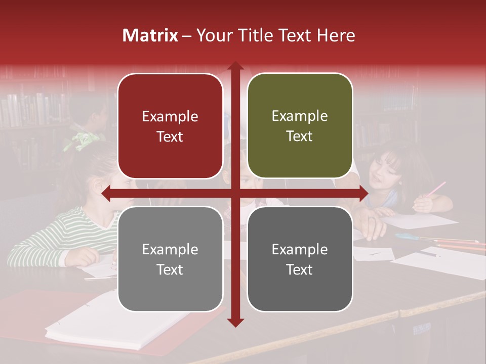 Pupil Paper Cut PowerPoint Template