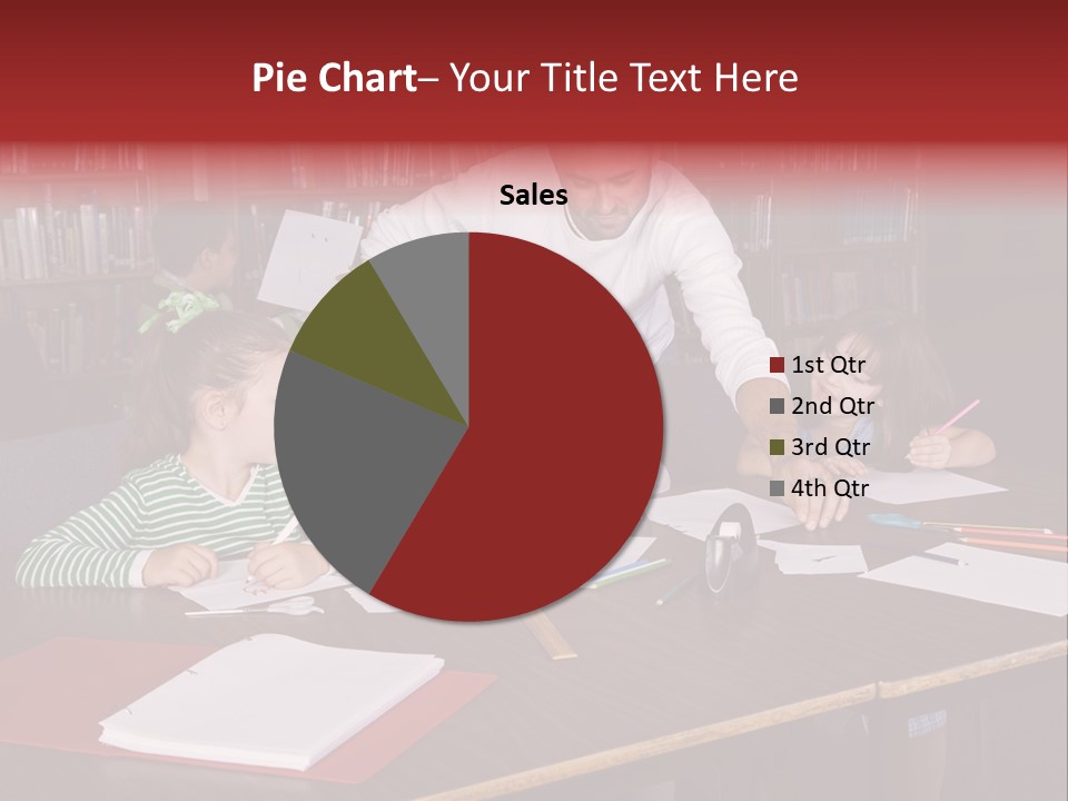Pupil Paper Cut PowerPoint Template