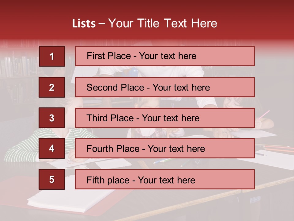 Pupil Paper Cut PowerPoint Template