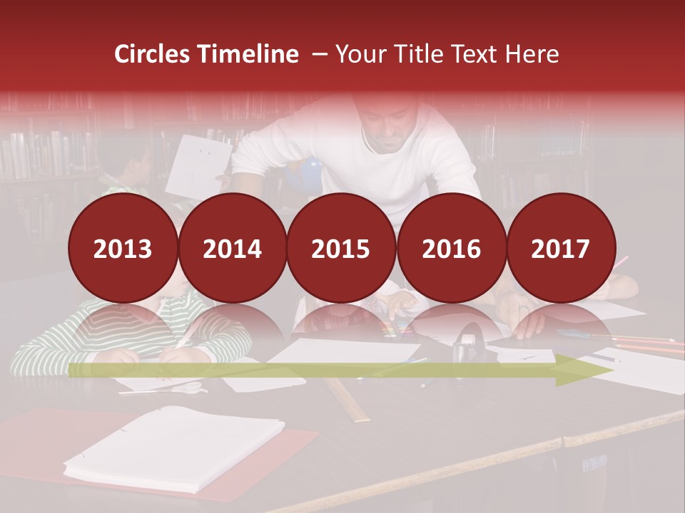 Pupil Paper Cut PowerPoint Template