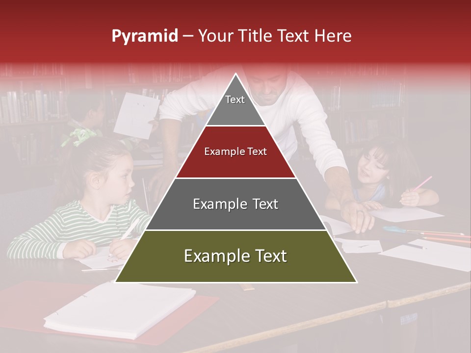 Pupil Paper Cut PowerPoint Template