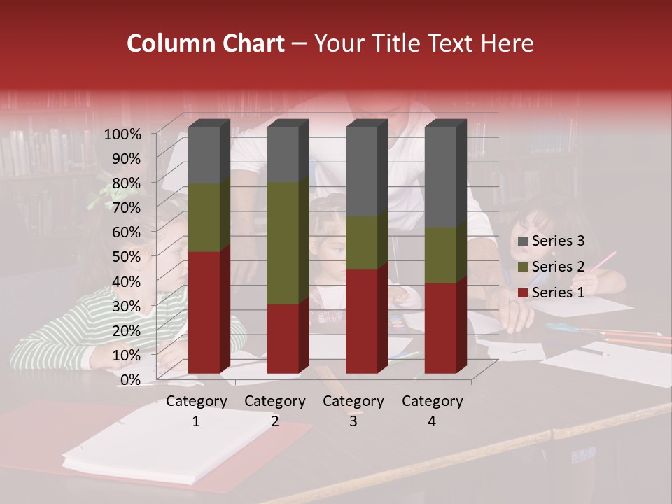 Pupil Paper Cut PowerPoint Template