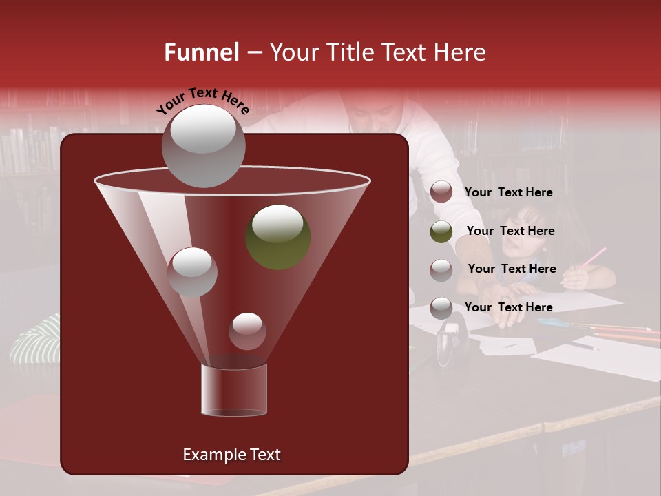Pupil Paper Cut PowerPoint Template