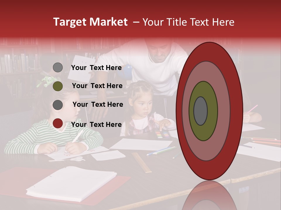 Pupil Paper Cut PowerPoint Template