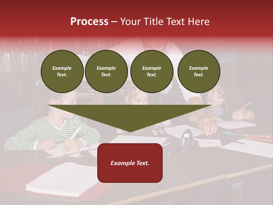 Pupil Paper Cut PowerPoint Template