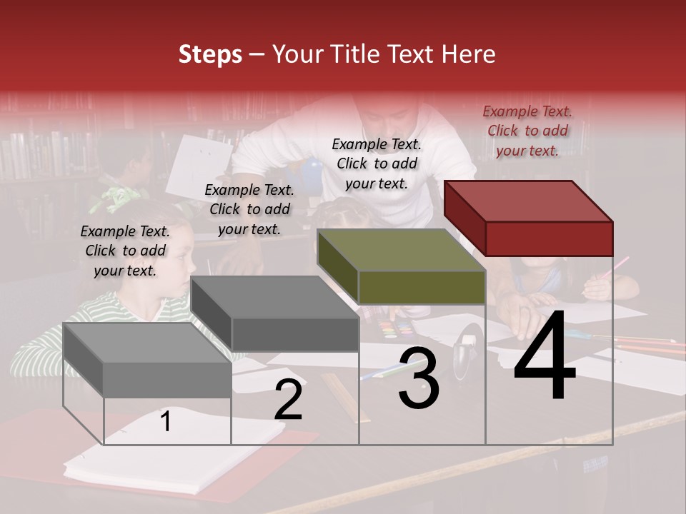 Pupil Paper Cut PowerPoint Template