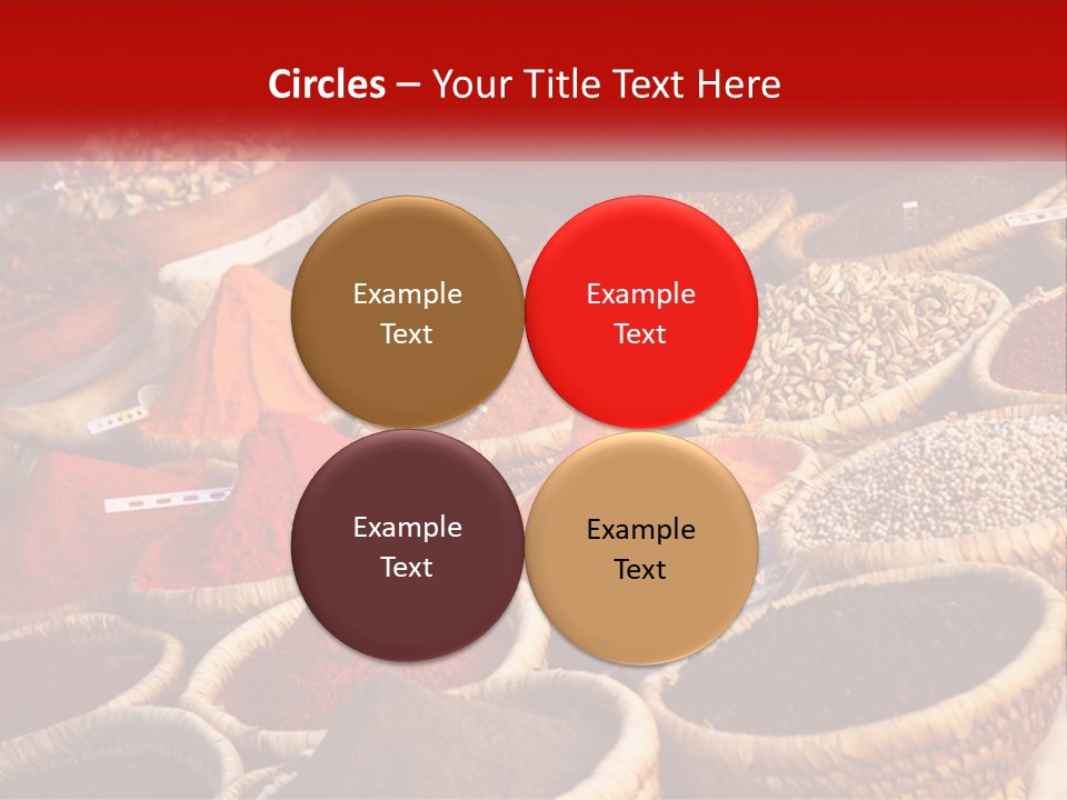 Aromatic Saffron Bazaar PowerPoint Template